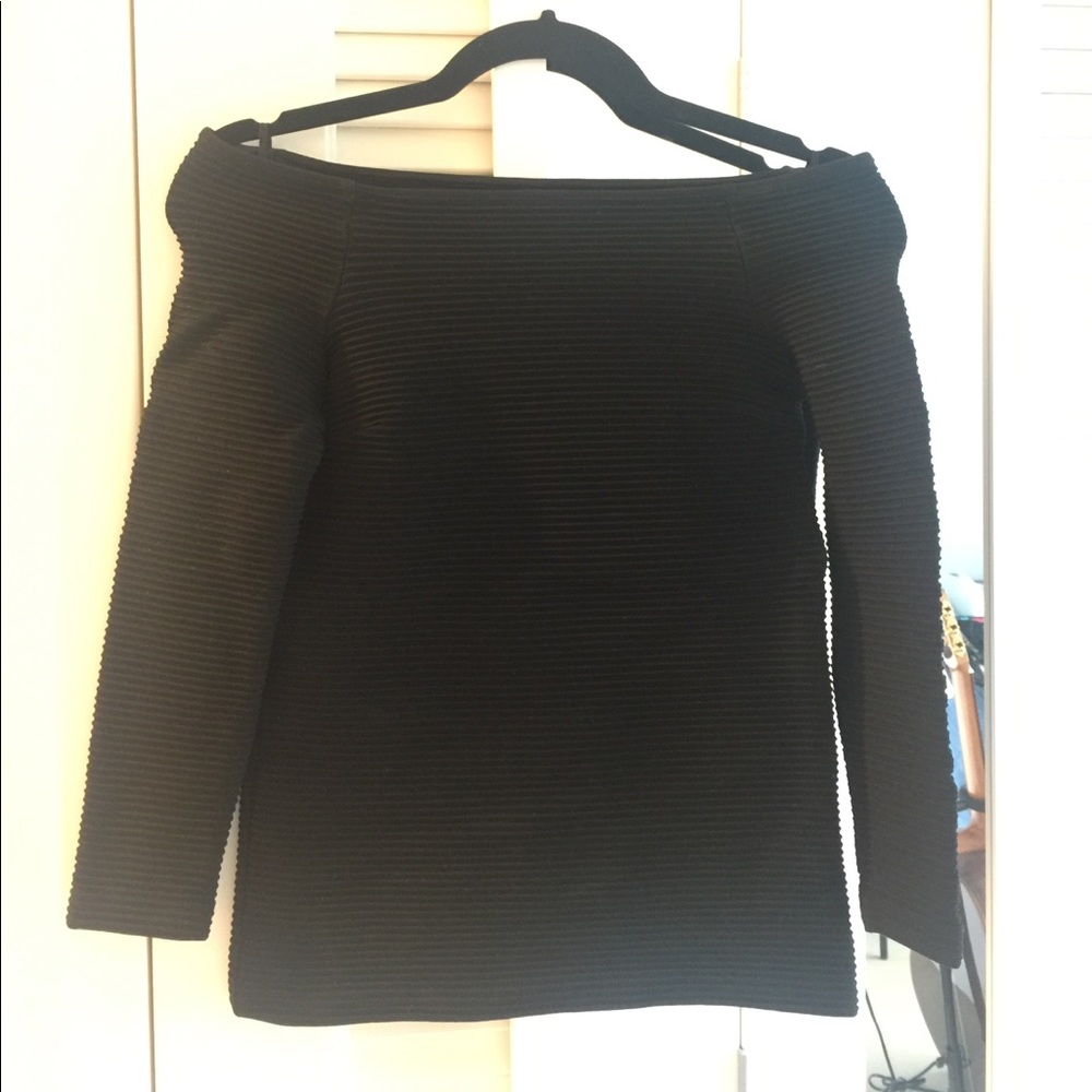 & Other Stories Off shoulder scuba top